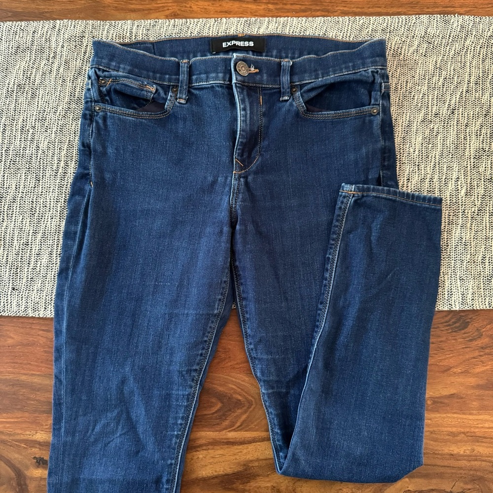 Express Size 8R Stretch Mid Rise Legging